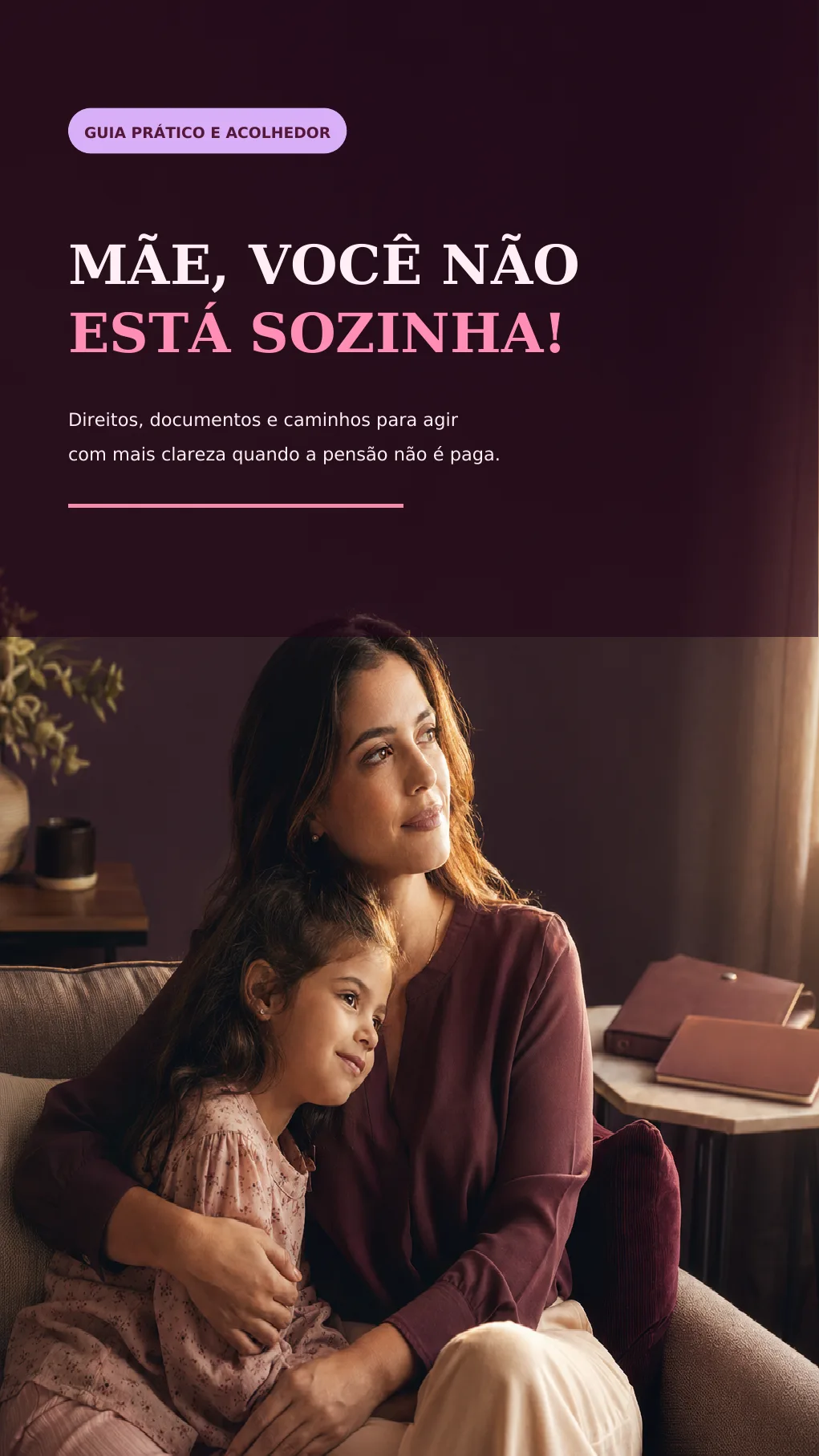 Capa do e-book Mãe, Você Não Está Sozinha